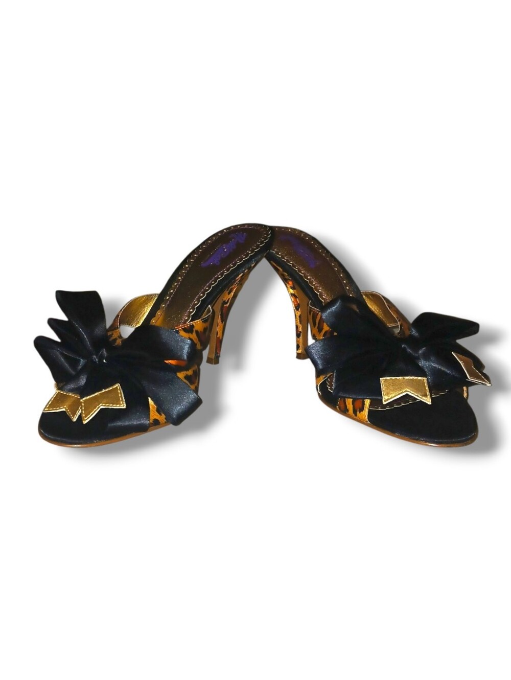 Pre-loved Hale Bob Paris X LA Leopard Kitten Heels, Size 8